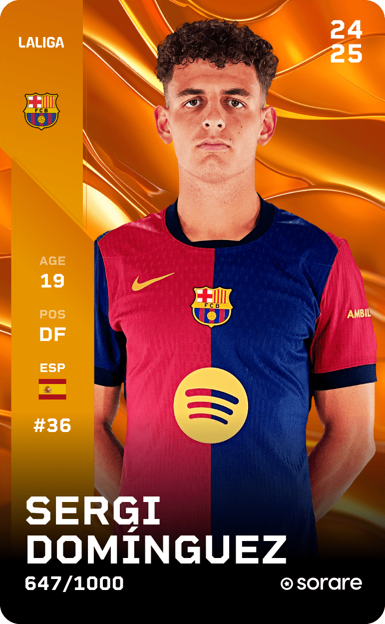 Sergi Domínguez 2024-25 • Limited 647/1000