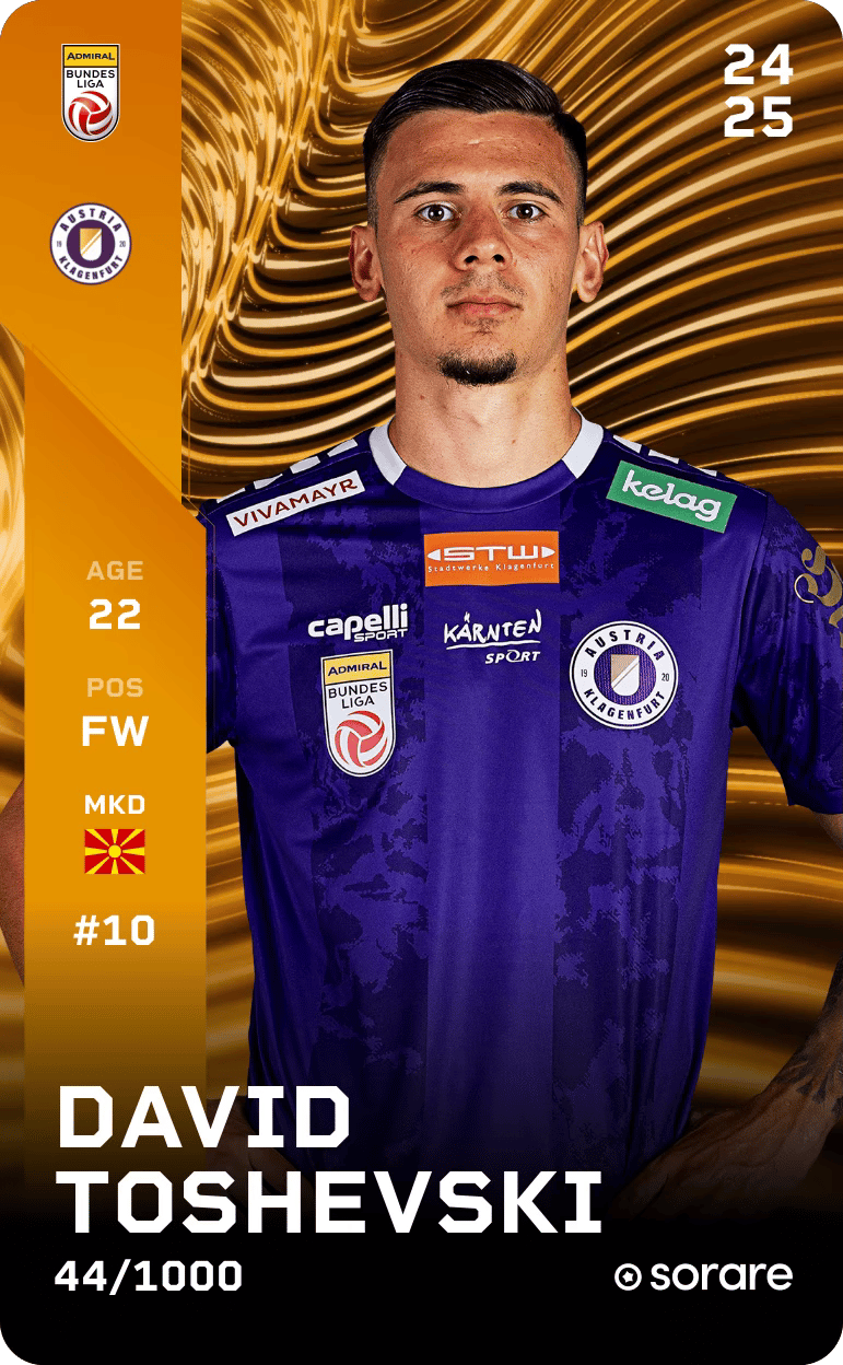 David Toševski 2024-25 • Limited 44/1000