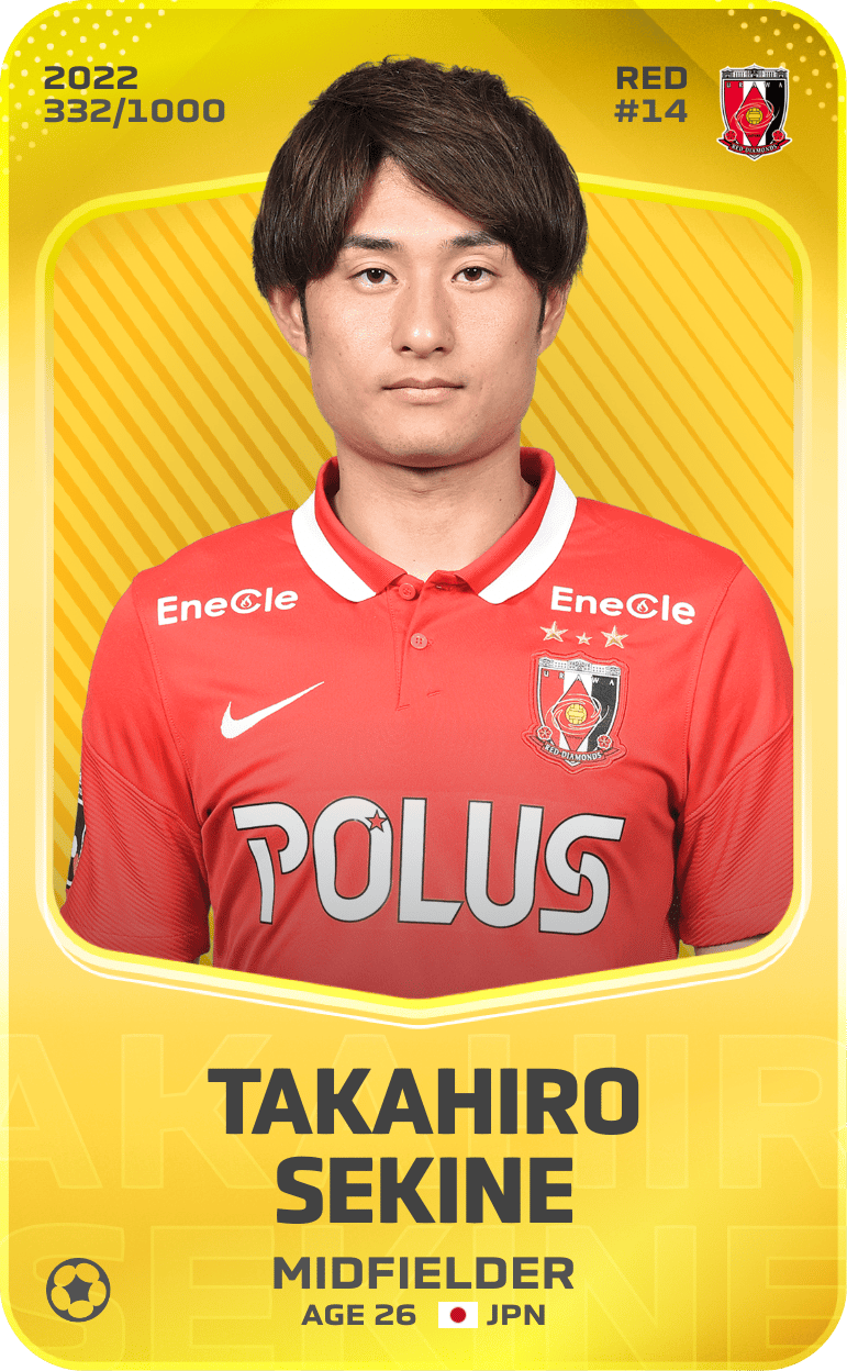Takahiro Sekine 2022-23 • Limited 332/1000