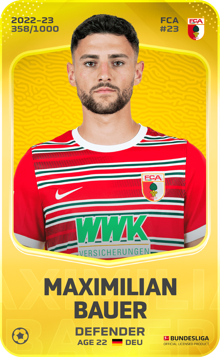 Maximilian Bauer 2022-23 • Limited 358/1000