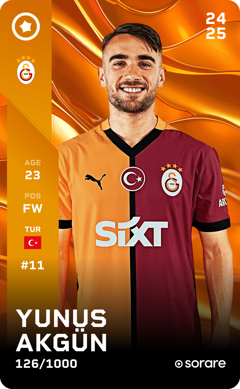 Yunus Akgün 2024-25 • Limited 126/1000