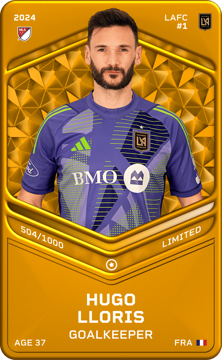 Hugo Lloris 2024-25 • Limited 504/1000