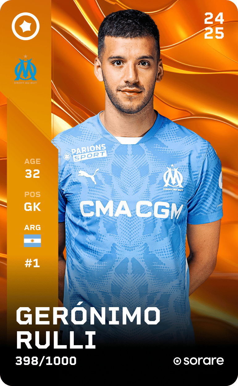 Gerónimo Rulli 2024-25 • Limited 398/1000