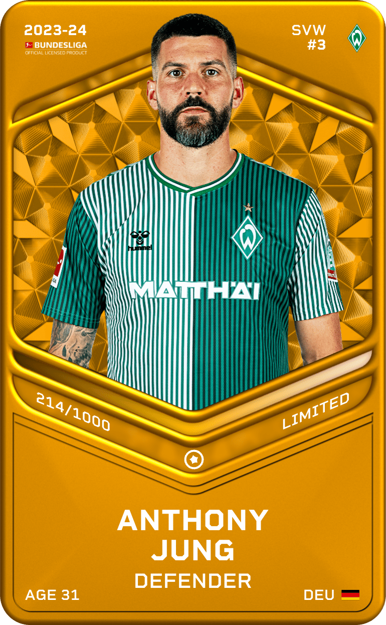 Anthony Jung 2023-24 • Limited 214/1000