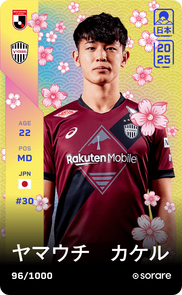 Kakeru Yamauchi 2025-26 • Limited 96/1000