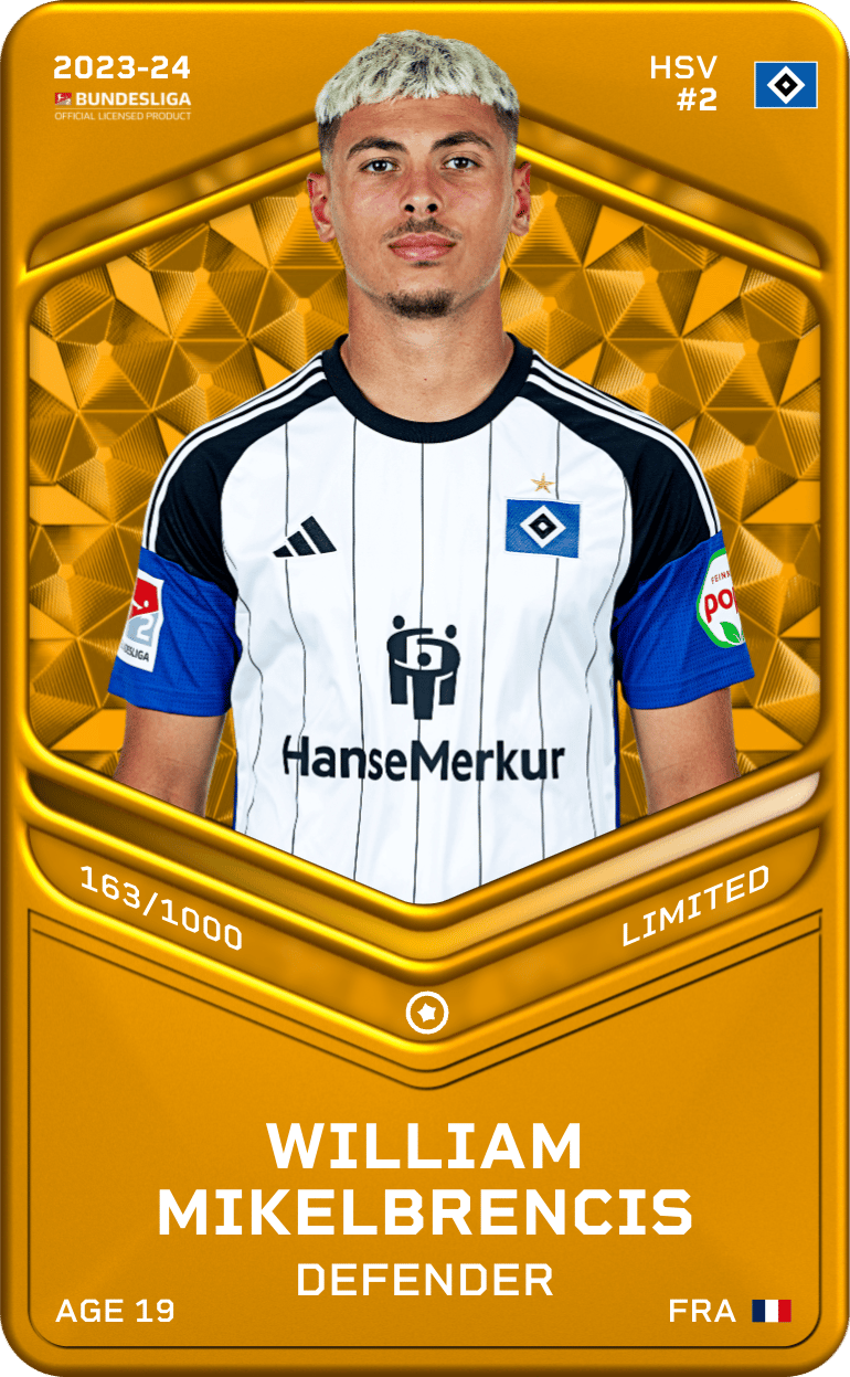 William Mikelbrencis 2023-24 • Limited 163/1000