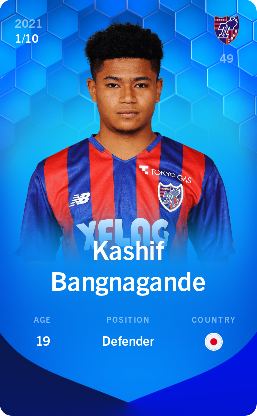 Sorare - Sorare Official - Kashif Bangnagande 2021-22 • Super Rare 1/10 - NFT # 114715311633036556706626645896052884903776183219321944328516957668953035935597