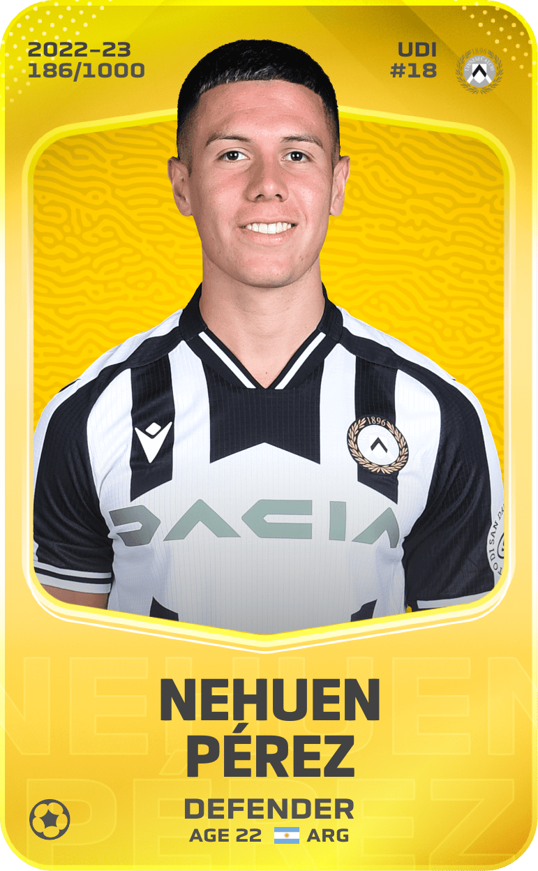 Nehuen Pérez 2022-23 • Limited 186/1000
