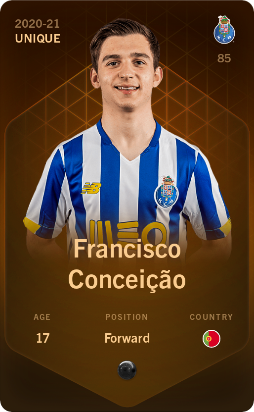 Sorare - Sorare Official - Francisco Conceição 2020-21 • Unique - NFT # 59113802426907366657594537636104241386292792645429339375563055321524538756527