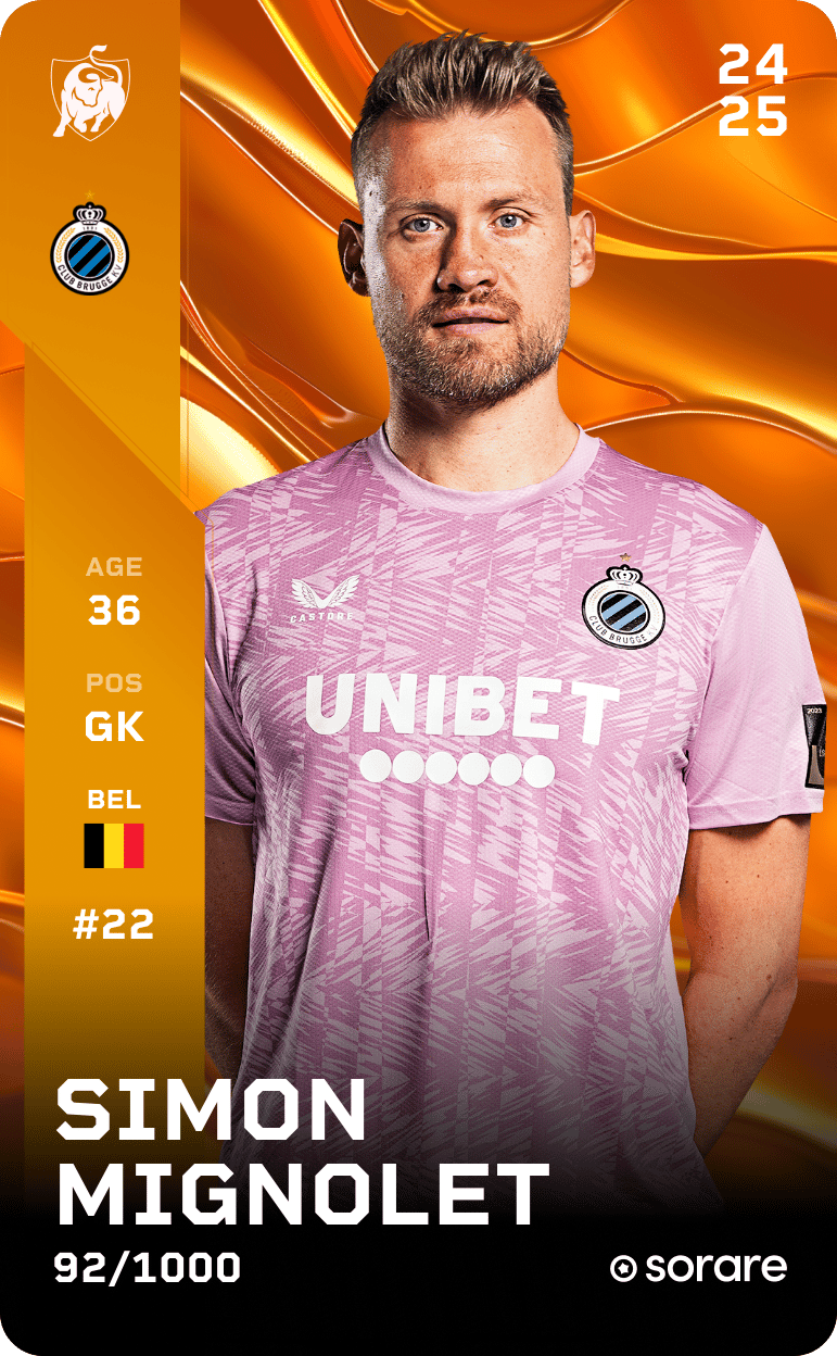 Simon Mignolet 2024-25 • Limited 92/1000