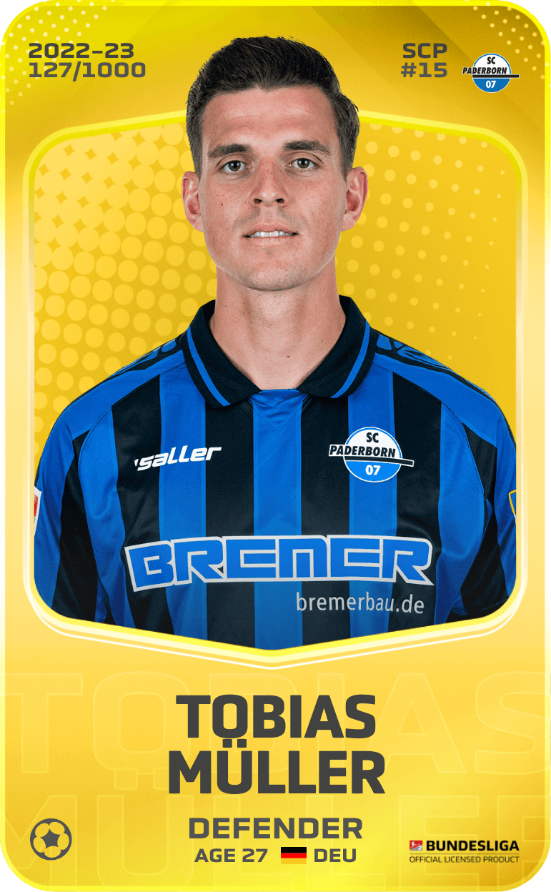 Tobias Müller 2022-23 • Limited 127/1000