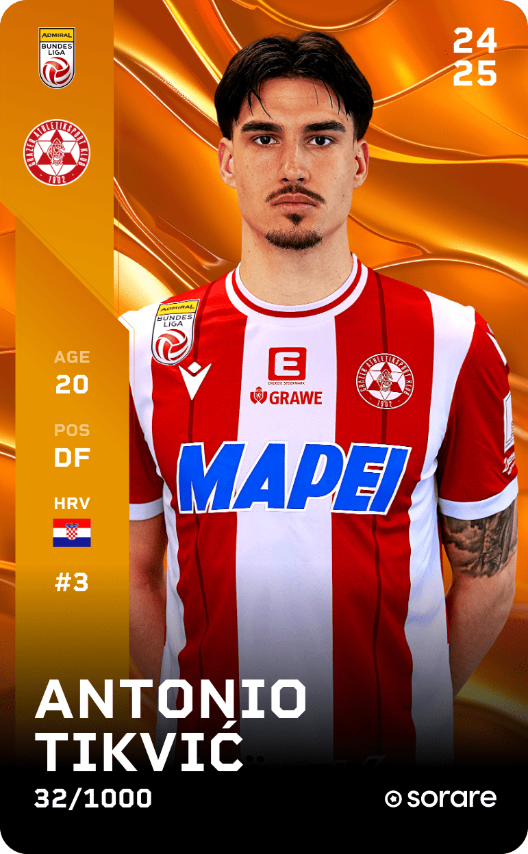 Antonio Tikvić 2024-25 • Limited 32/1000
