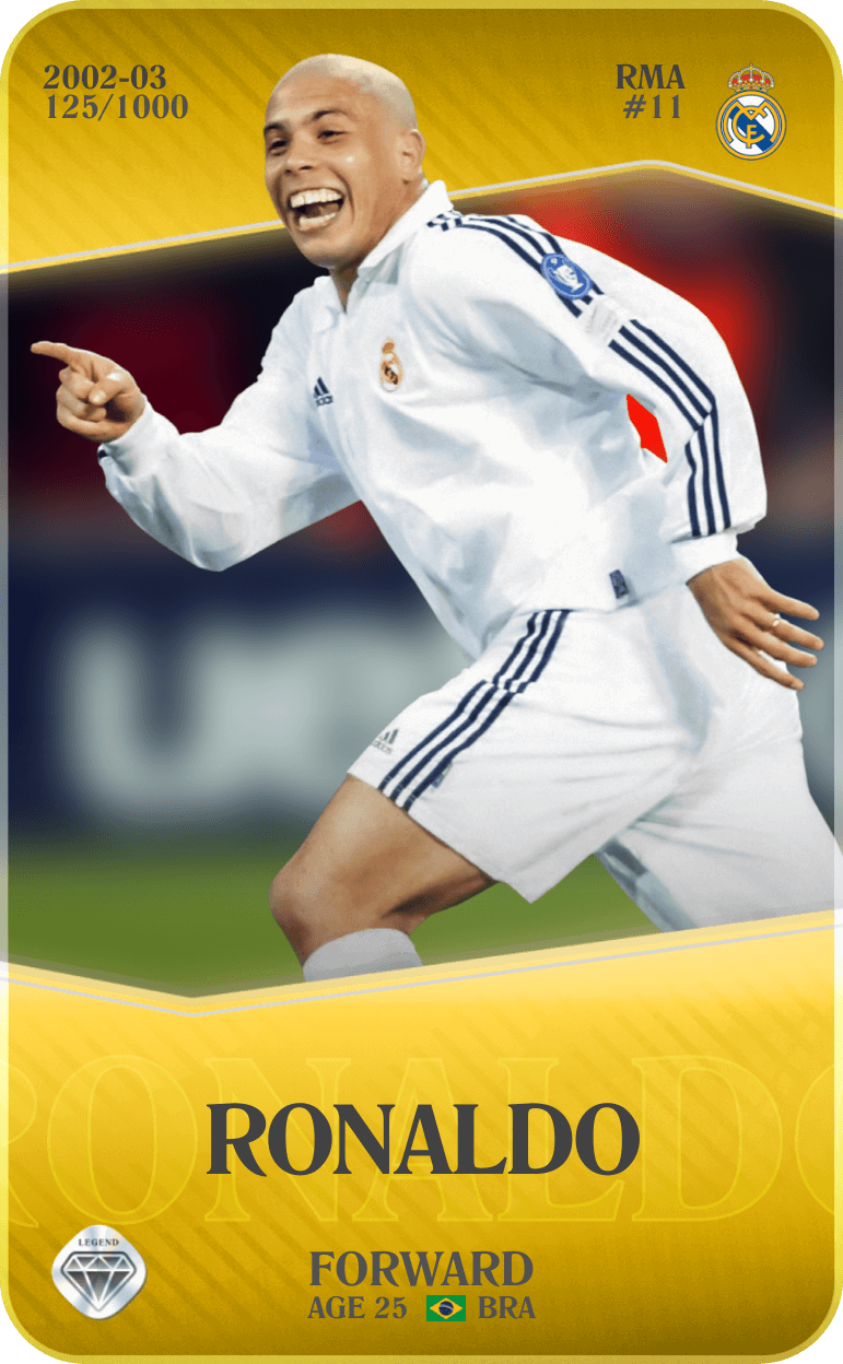 Ronaldo 2002-03 • Limited 125/1000