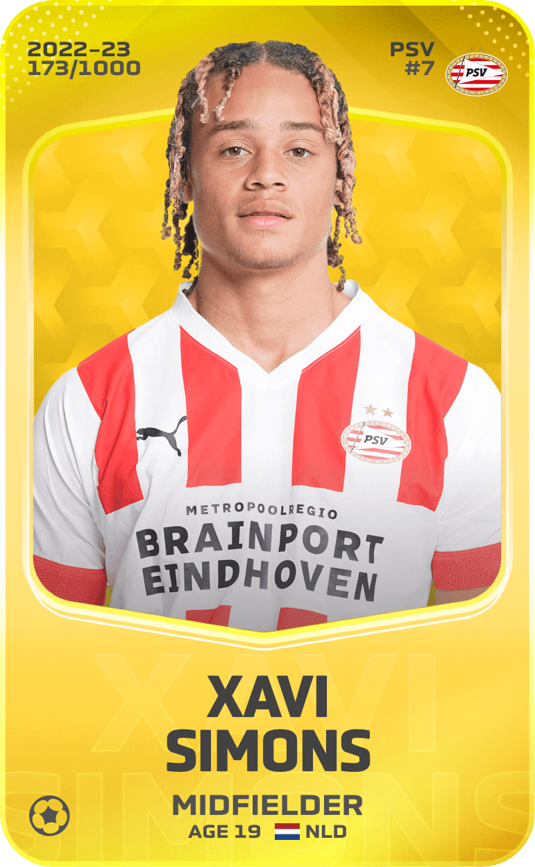 Xavi Simons 2022-23 • Limited 173/1000