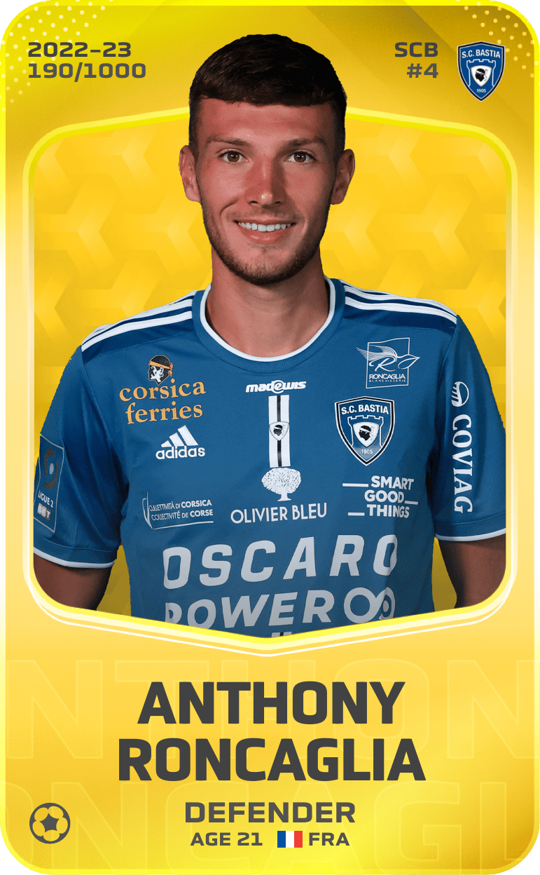 Anthony Roncaglia 2022-23 • Limited 190/1000