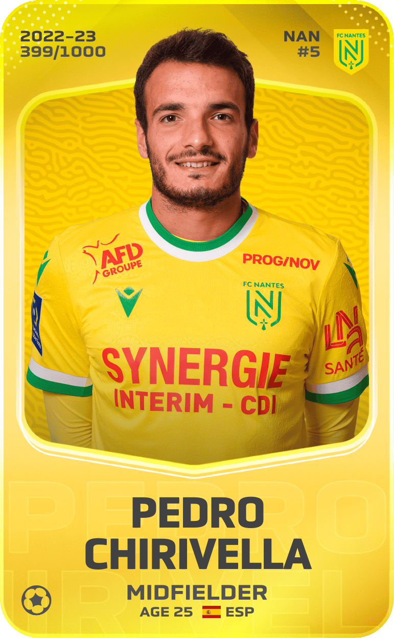 Pedro Chirivella 2022-23 • Limited 399/1000