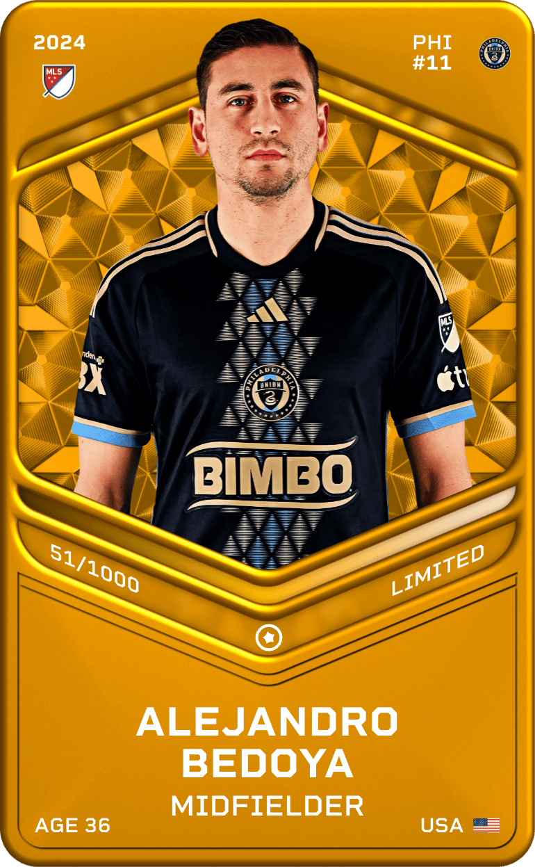 Alejandro Bedoya 2024-25 • Limited 51/1000