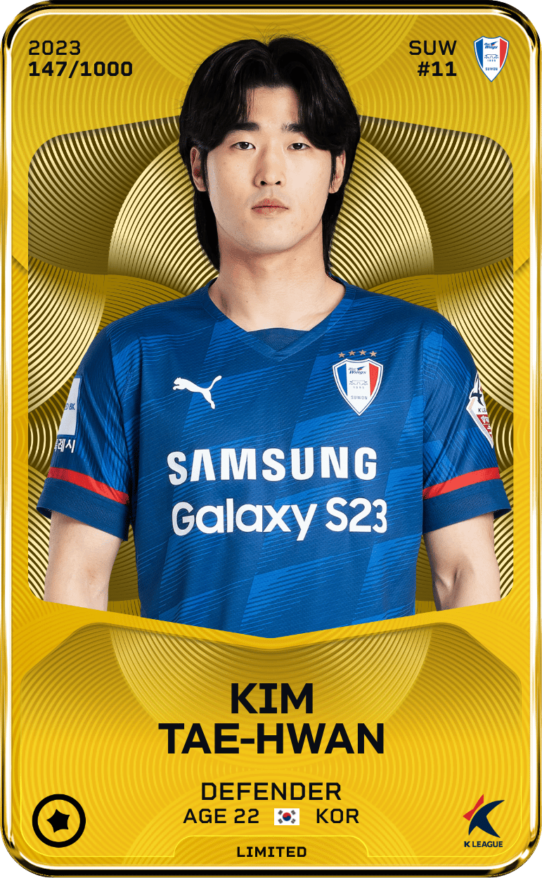 Kim Tae-Hwan 2023-24 • Limited 147/1000