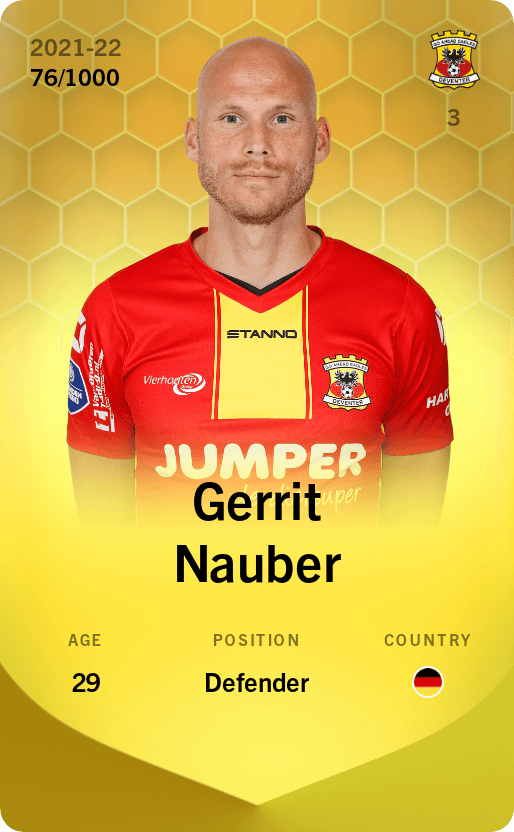 Gerrit Nauber 2021-22 • Limited 76/1000