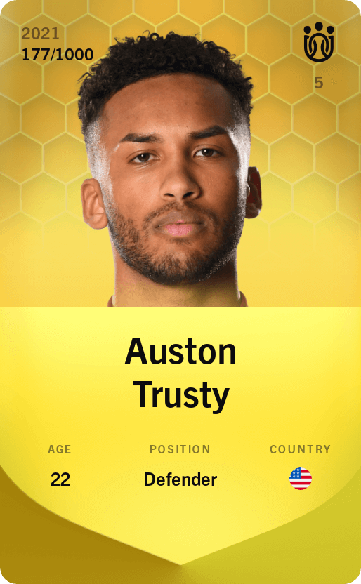 Auston Trusty 2021-22 • Limited 177/1000