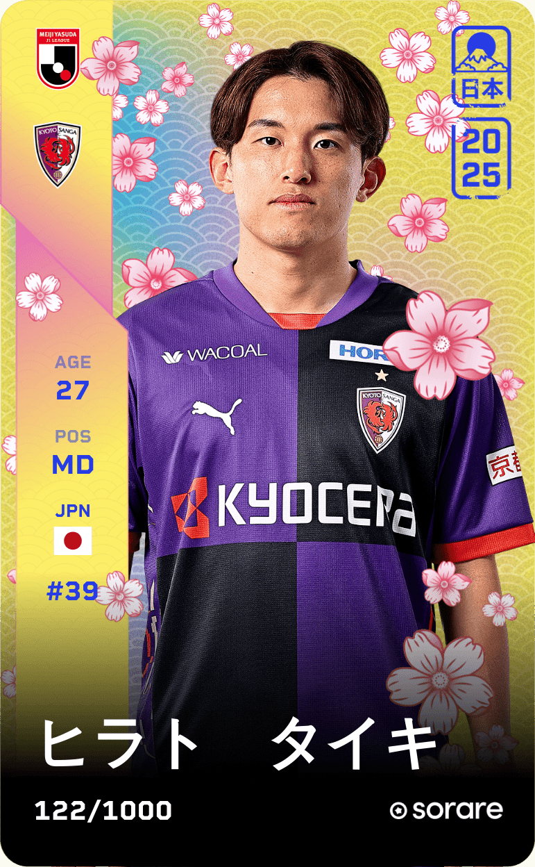 Taiki Hirato 2025-26 • Limited 122/1000