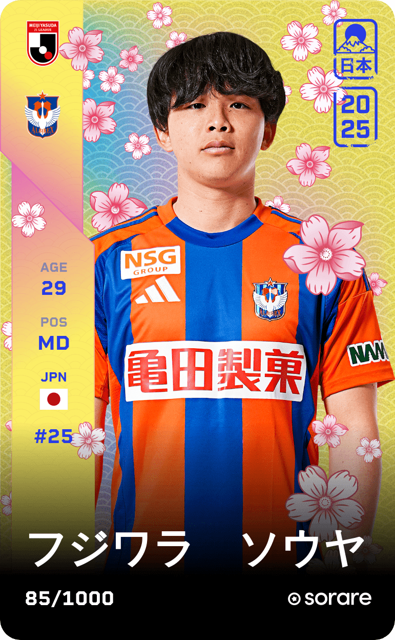 Soya Fujiwara 2025-26 • Limited 85/1000