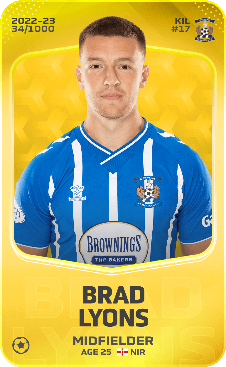 Brad Lyons 2022-23 • Limited 34/1000