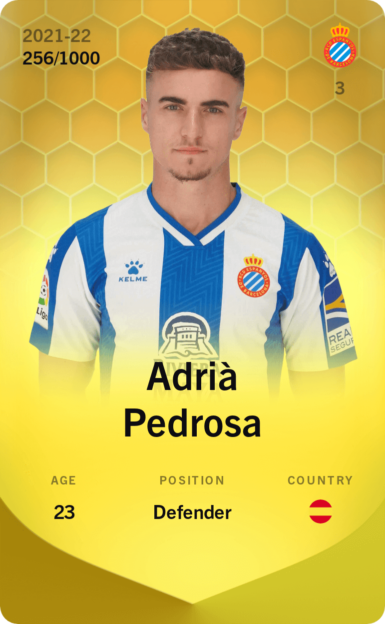 Adrià Pedrosa 2021-22 • Limited 256/1000