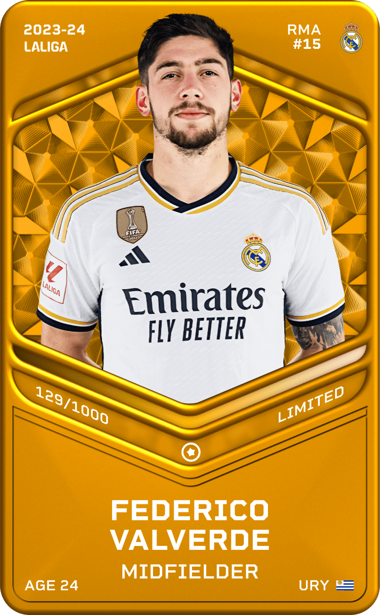 Federico Valverde 2023-24 • Limited 129/1000