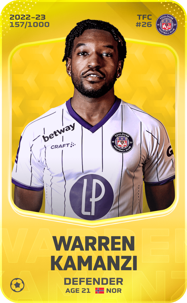 Warren Kamanzi 2022-23 • Limited 157/1000