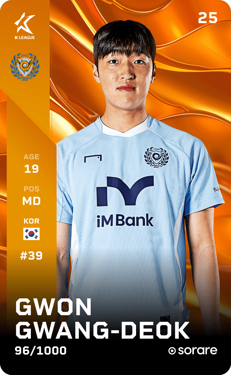 Kwon Kwang-Deok 2025-26 • Limited 96/1000