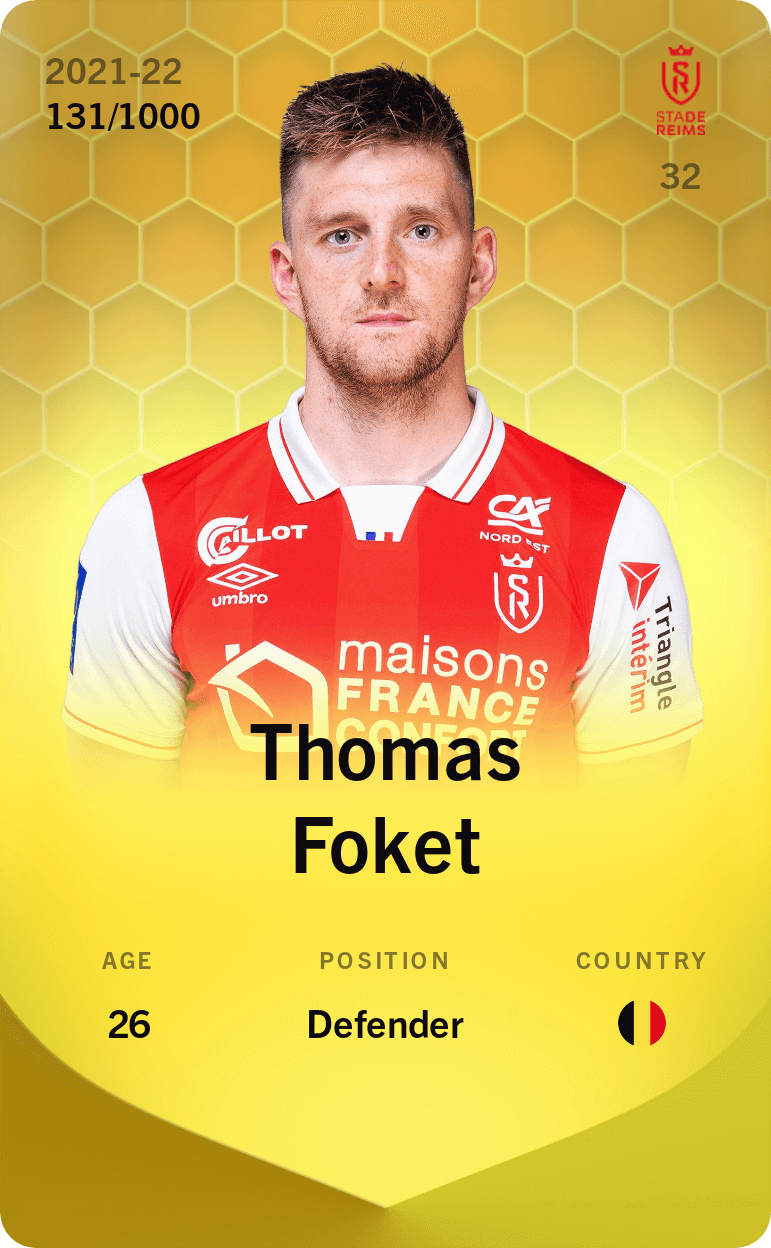 Thomas Foket 2021-22 • Limited 131/1000