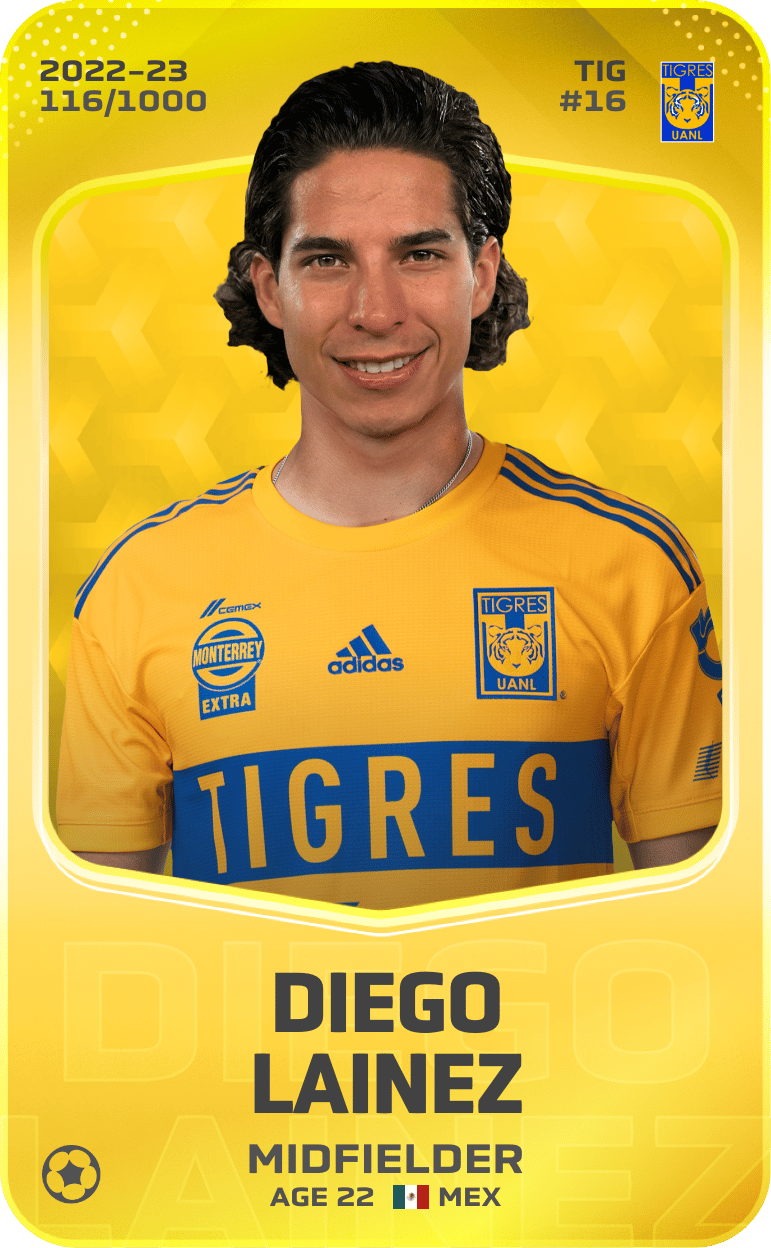 Diego Lainez 2022-23 • Limited 116/1000