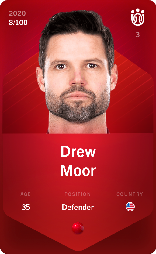 Sorare - Sorare Official - Drew Moor 2020-21 • Rare 8/100 - NFT # 98718409998677697577423357369340210023286570913082471583068519662526763507715