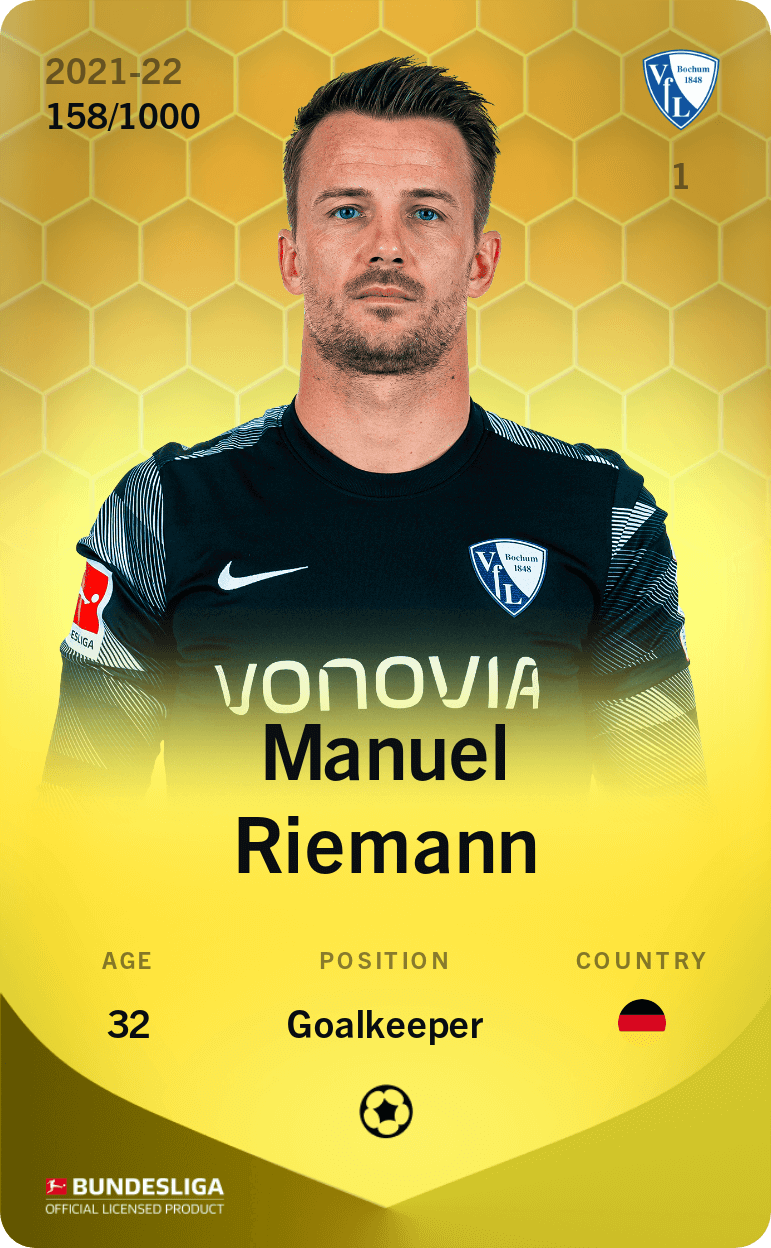 Manuel Riemann 2021-22 • Limited 158/1000