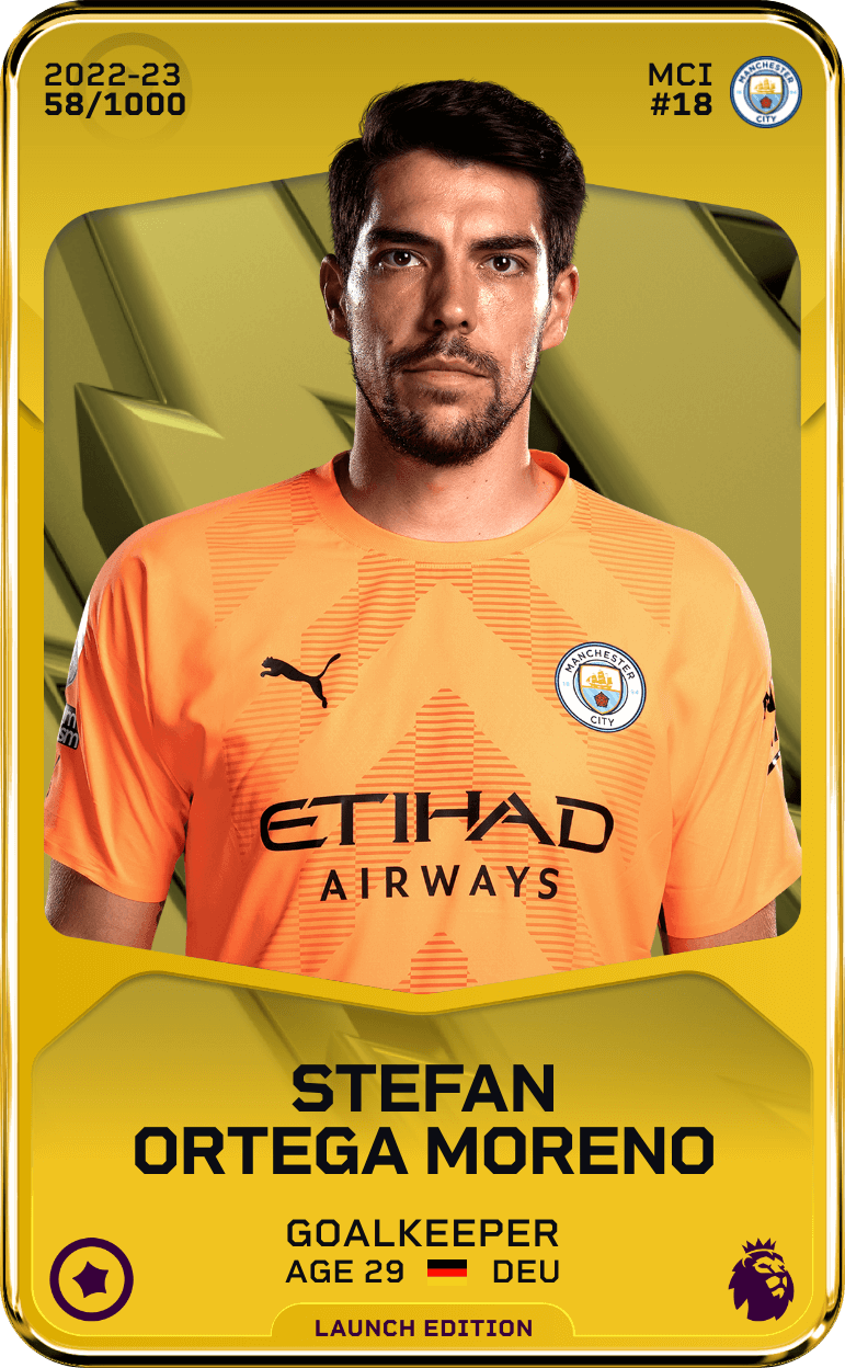 Stefan Ortega Moreno 2022-23 • Limited 58/1000