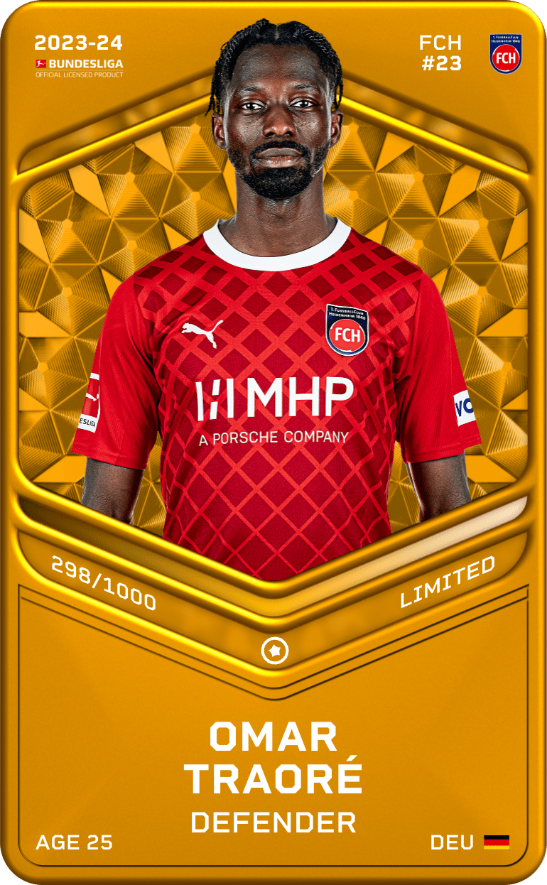 Omar Traoré 2023-24 • Limited 298/1000