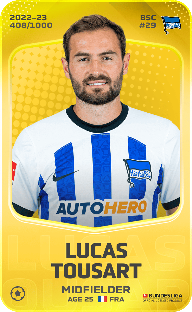 Lucas Tousart 2022-23 • Limited 408/1000