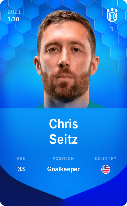 Sorare - Sorare Official - Chris Seitz 2021-22 • Super Rare 1/10 - NFT # 67254115546691563139379317507090140565949278541605617352950239825353947315567