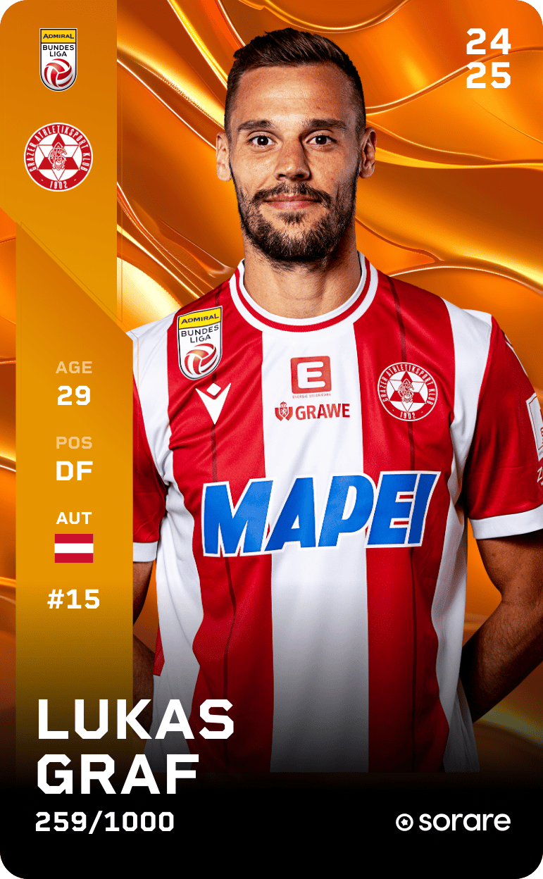 Lukas Graf 2024-25 • Limited 259/1000
