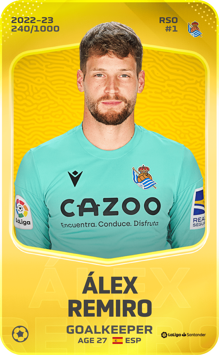 Álex Remiro 2022-23 • Limited 240/1000