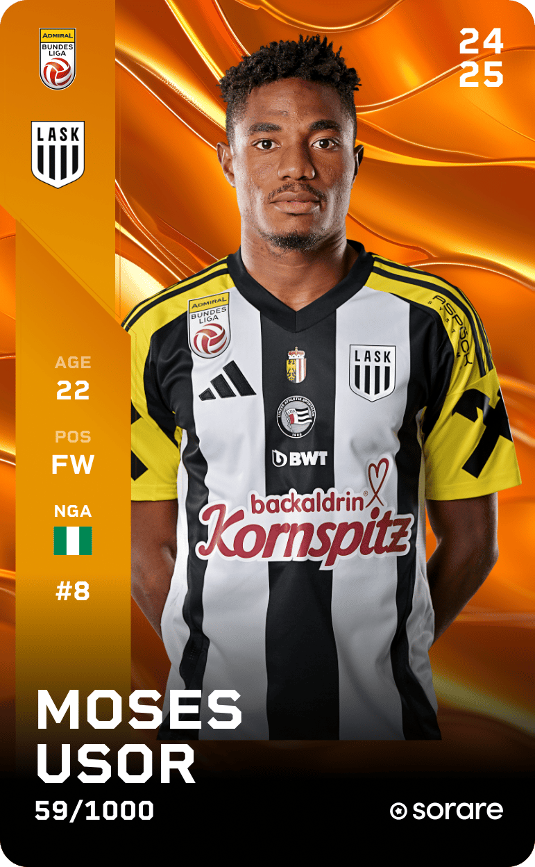 Moses Usor 2024-25 • Limited 59/1000