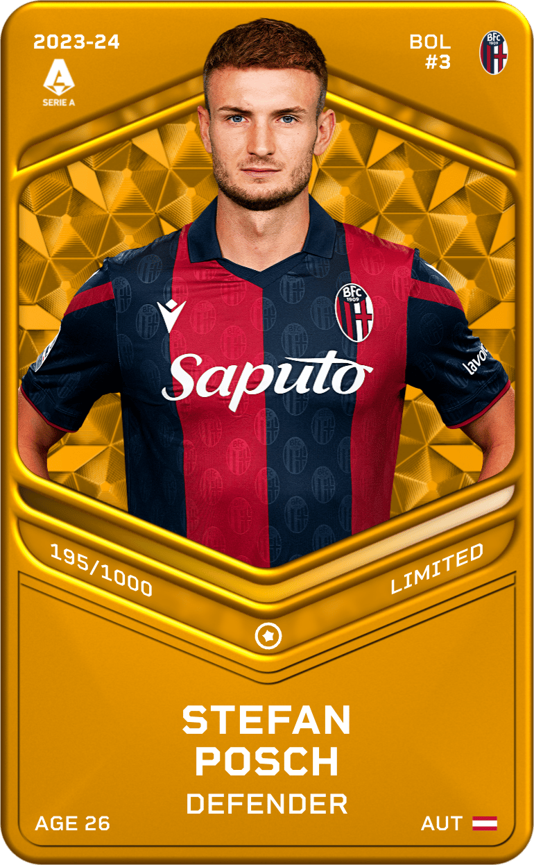 Stefan Posch 2023-24 • Limited 195/1000