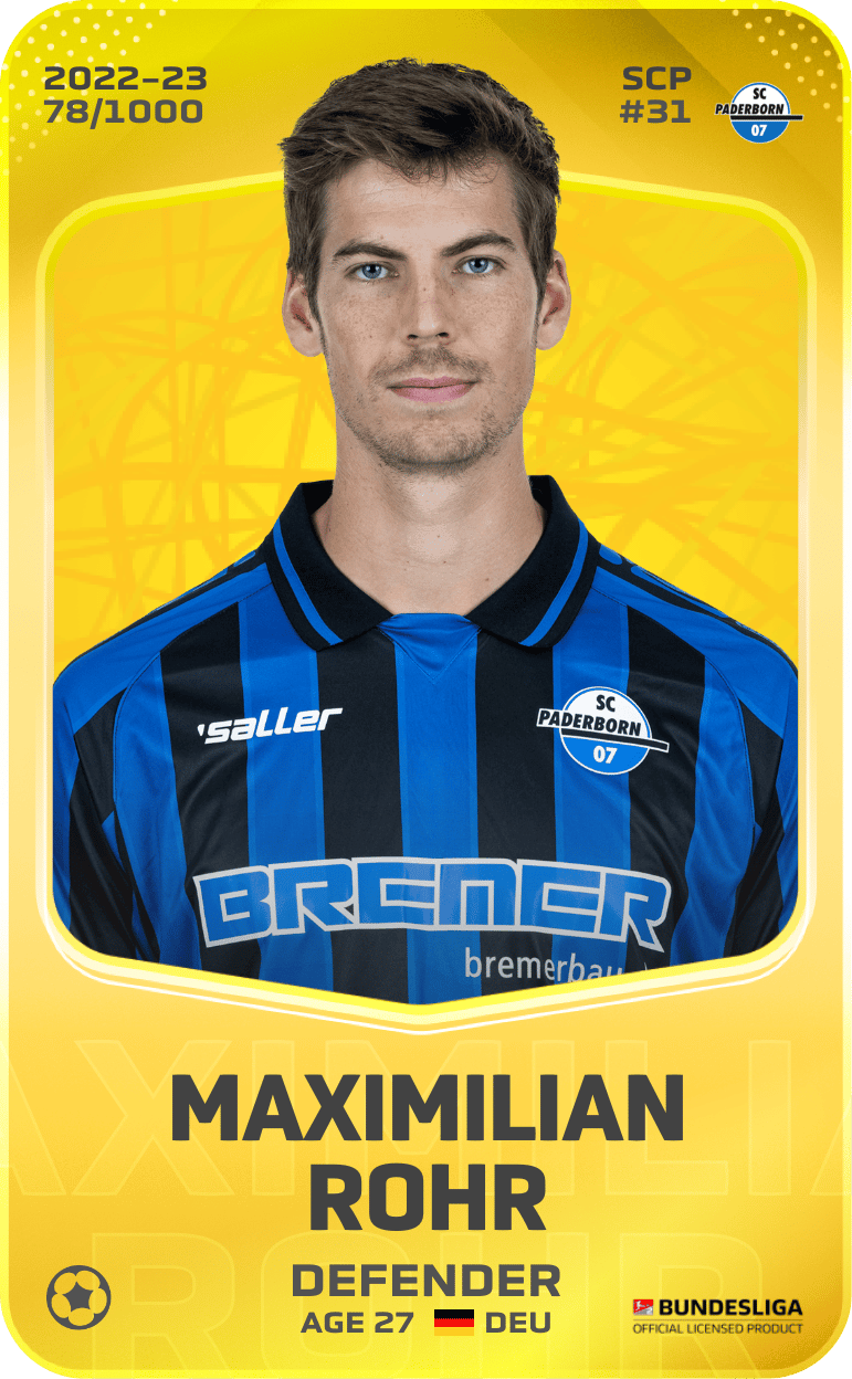 Maximilian Rohr 2022-23 • Limited 78/1000