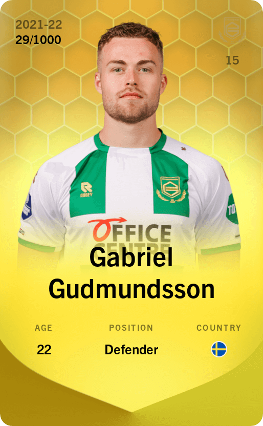 Gabriel Gudmundsson 2021-22 • Limited 29/1000