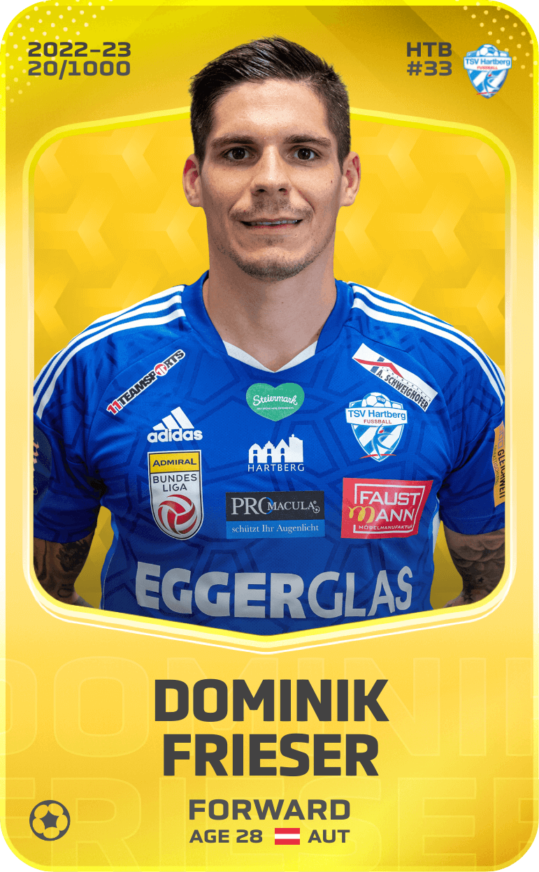 Dominik Frieser 2022-23 • Limited 20/1000