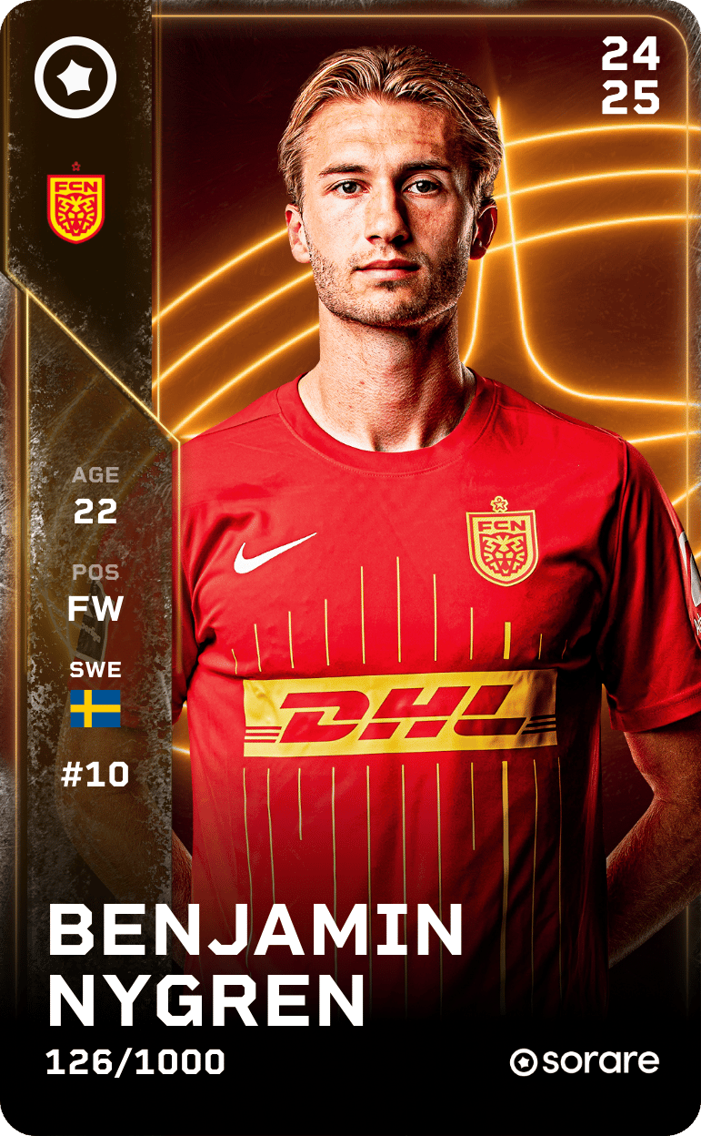 Benjamin Nygren 2024-25 • Limited 126/1000