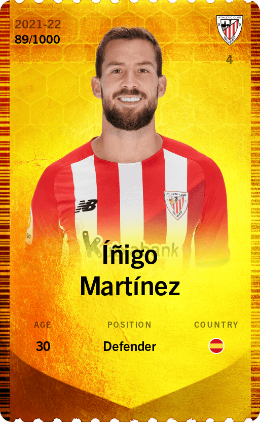 Íñigo Martínez 2021-22 • Limited 89/1000