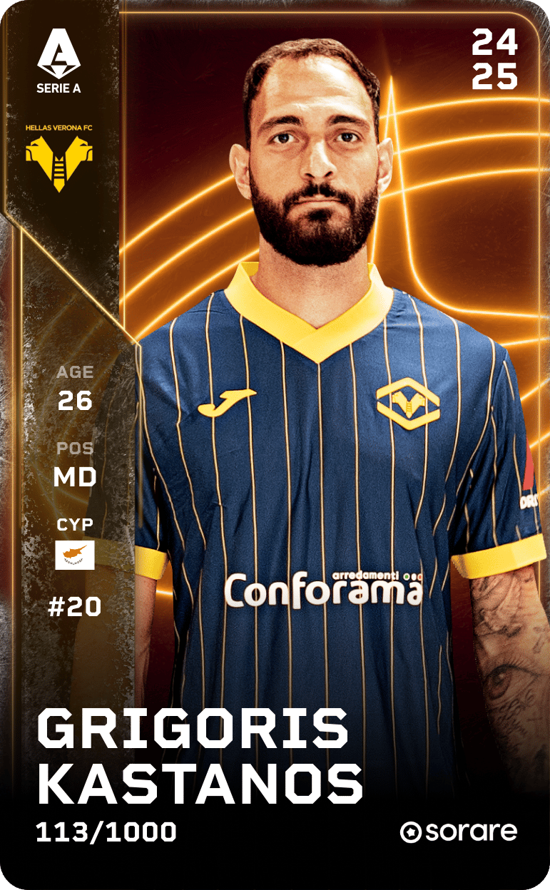 Grigoris Kastanos 2024-25 • Limited 113/1000