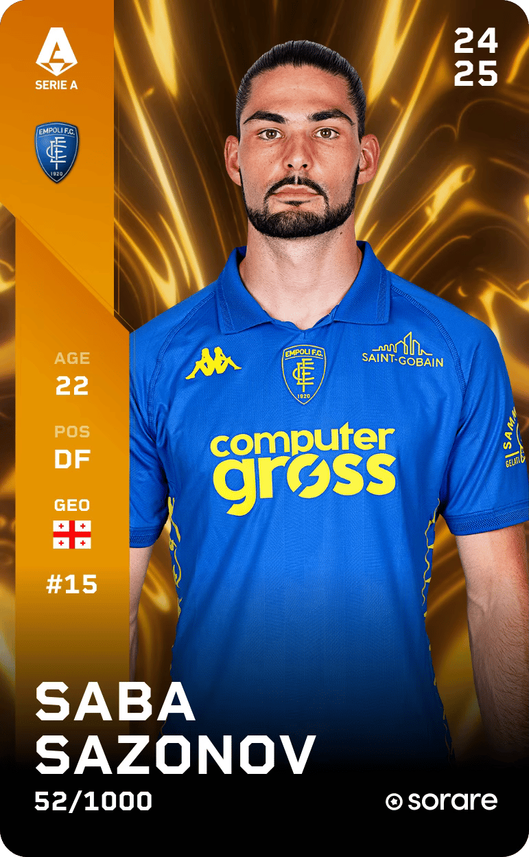 Saba Sazonov 2024-25 • Limited 52/1000
